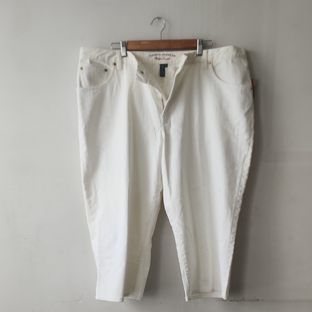Lauren Ralph Lauren Women's Straight Leg Jeans - White